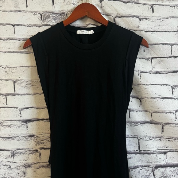 Mod Ref Annie Knit Tie Midi Backless Minimalistic Lagenlook Size Small - Picture 4 of 9